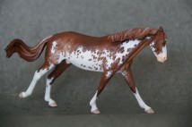 Lorcan resin, scale 1:32, painted in 2022 to a chestnut sabino